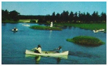 (Image: Canoers enjoy the Lake)