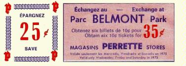 (Image: 1975 Belmont Park Discount Coupon