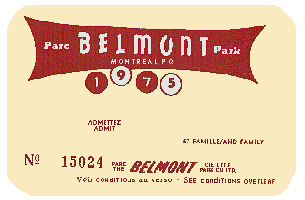 (Image: 1975 Belmont Family Pass, Front)