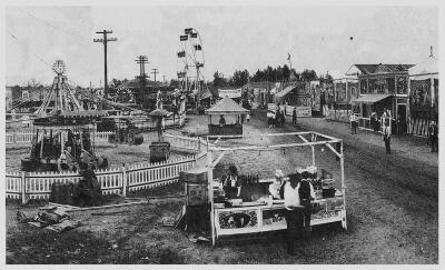(Image: The Midway with Rides and Concessions)