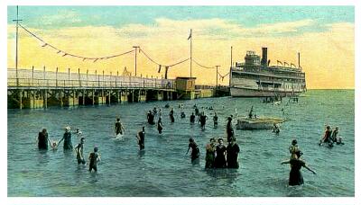 (Image: Pier and Swimmers)