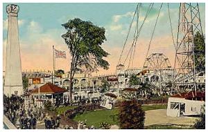 (Image: `Aerial Swings' with the Tower and Ferris Wheel)
