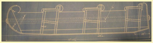 (Image: Side-View Blueprint of a `Mystic Rill' Boat)