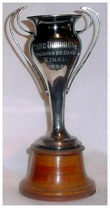 (Image: Trophy for the Final of the 1935 Dance Contest)