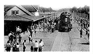 (Image: Train Station and Tracks)