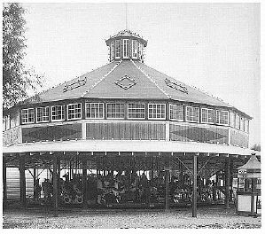 (Image: Carousel and Building)