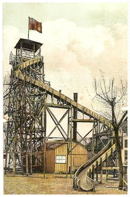 (Image: Colourised Photo of the Dry Slide)