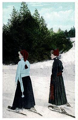 (Image: Two Women Snowshoing)