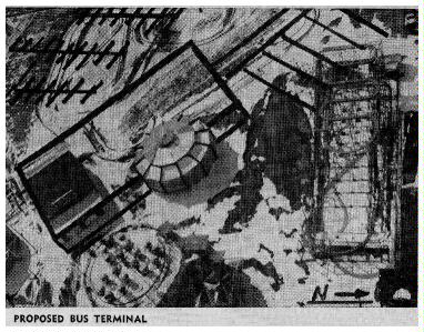 (Image: Newspaper Aerial Photo of the Midway.)