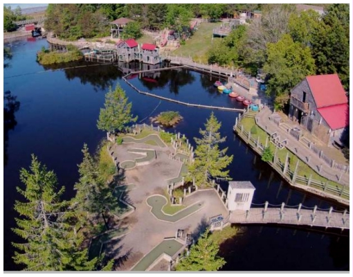 (Image: An Aerial View of the Park's Lake)