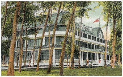 (Image: A Hand-Tinted View of the Hotel)